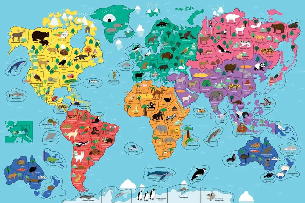 Животные планеты. Детская энциклопедия (в коробке)